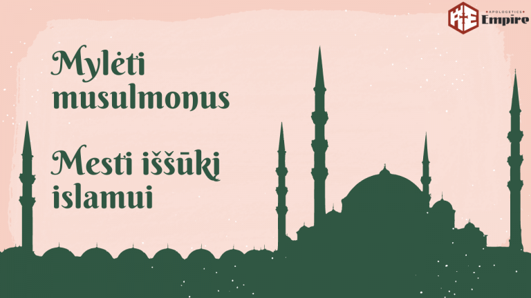 5 priežastys, kodėl krikščionims reikia suprasti islamą