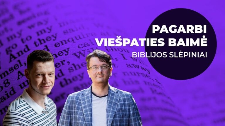 Kodėl dera bijoti Dievo? Mokytojo 3, 12-22